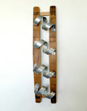 Spiral wall-mounted wine rack