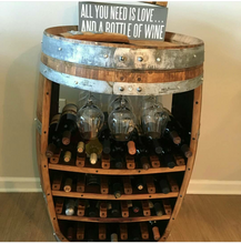 Split Barrel - 18 Bottle Wine Rack