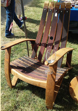 Wine Barrel Adirondack Chair
