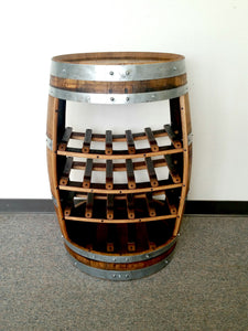 Split Barrel - 18 Bottle Wine Rack